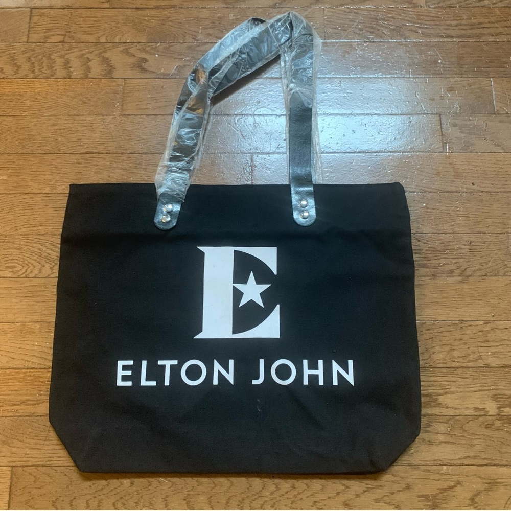ELTON JOHN Farewell Yellow Brick Road Tour Reversible Tote Bag NEW!!